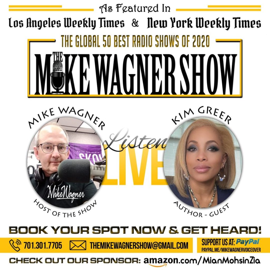 Author Kim Greer Guests On The Mike Wagner Show on iHeart Radio