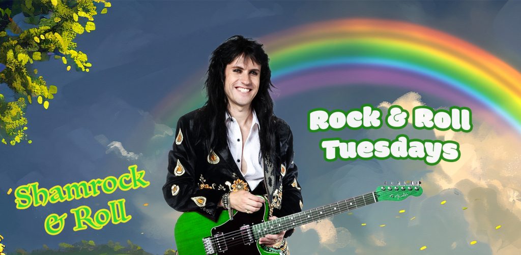 Rocky Kramer’s Rock & Roll Tuesdays Presents “Shamrock & Roll” On Tuesday, March 18th, 2025 7 PM PT on Twitch